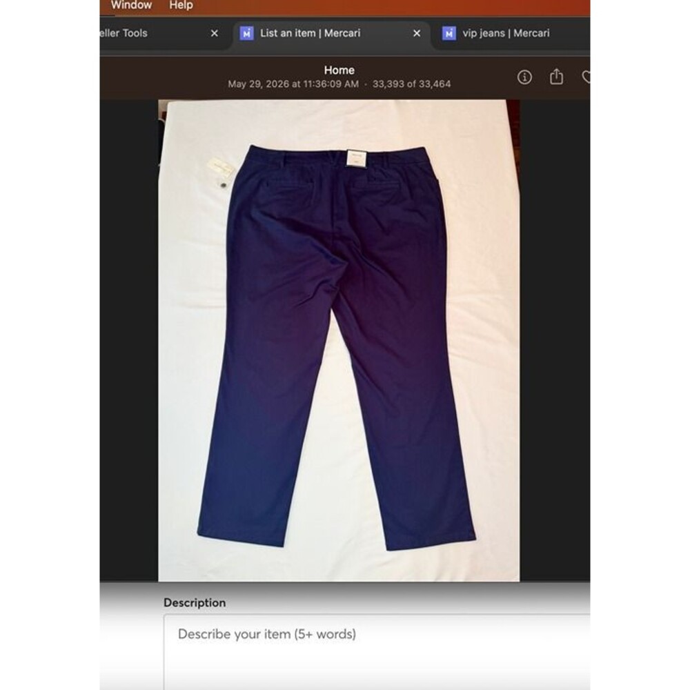 NWT Charter Club Blue Slim Leg pants. Size 18W